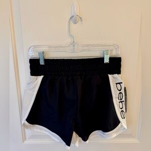 NWT Bebe Hight Waist Color Block Shorts